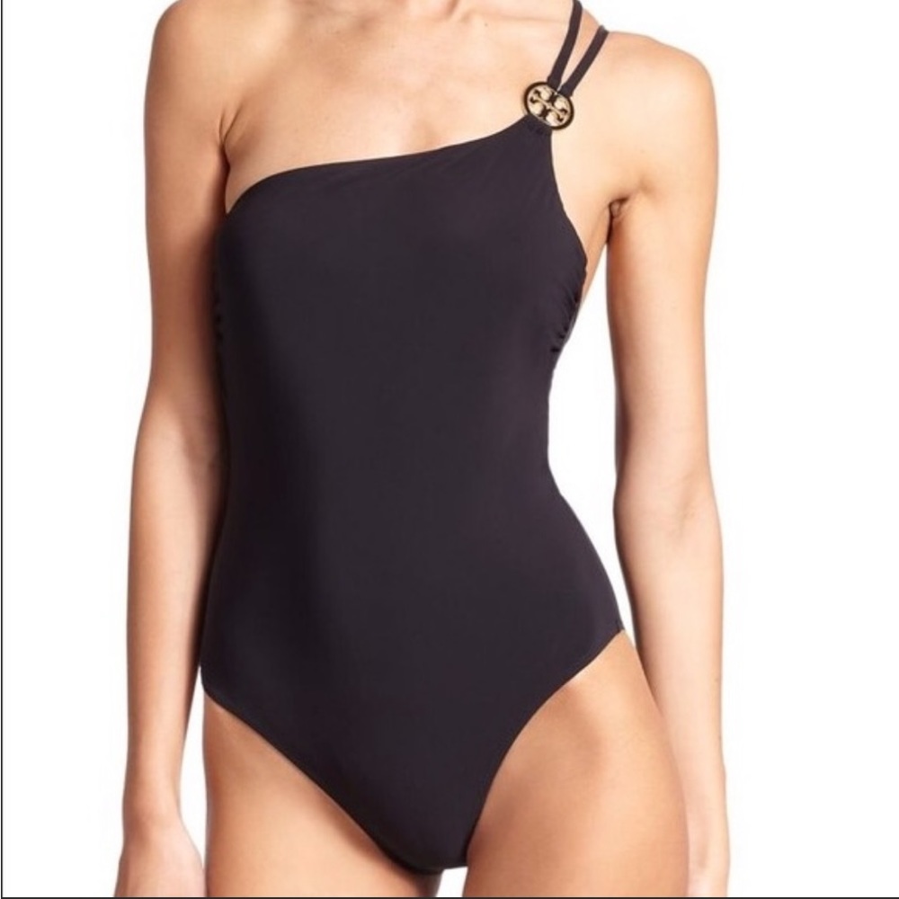 Tory Burch Logo Swimsuit